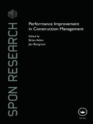 cover image of Performance Improvement in Construction Management